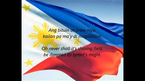 Lupang Hinirang: English Translation .